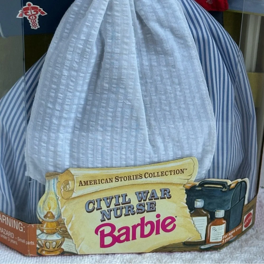 VTG ‘95 Barbie CIVIL WAR NURSE Doll American Stories Collection-Collectors Ed
